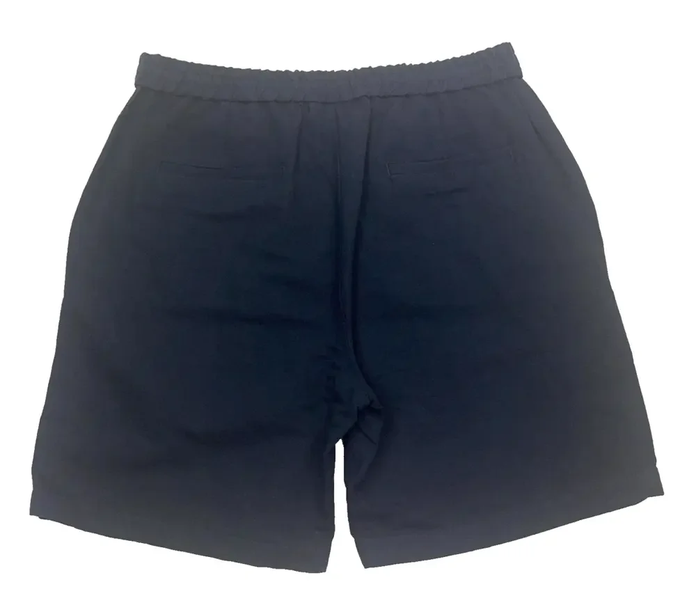 Joe's Jeans Clarkson Shorts Mens Large True Navy Linen Cotton Drawstring Chino